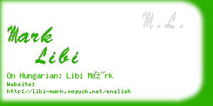 mark libi business card